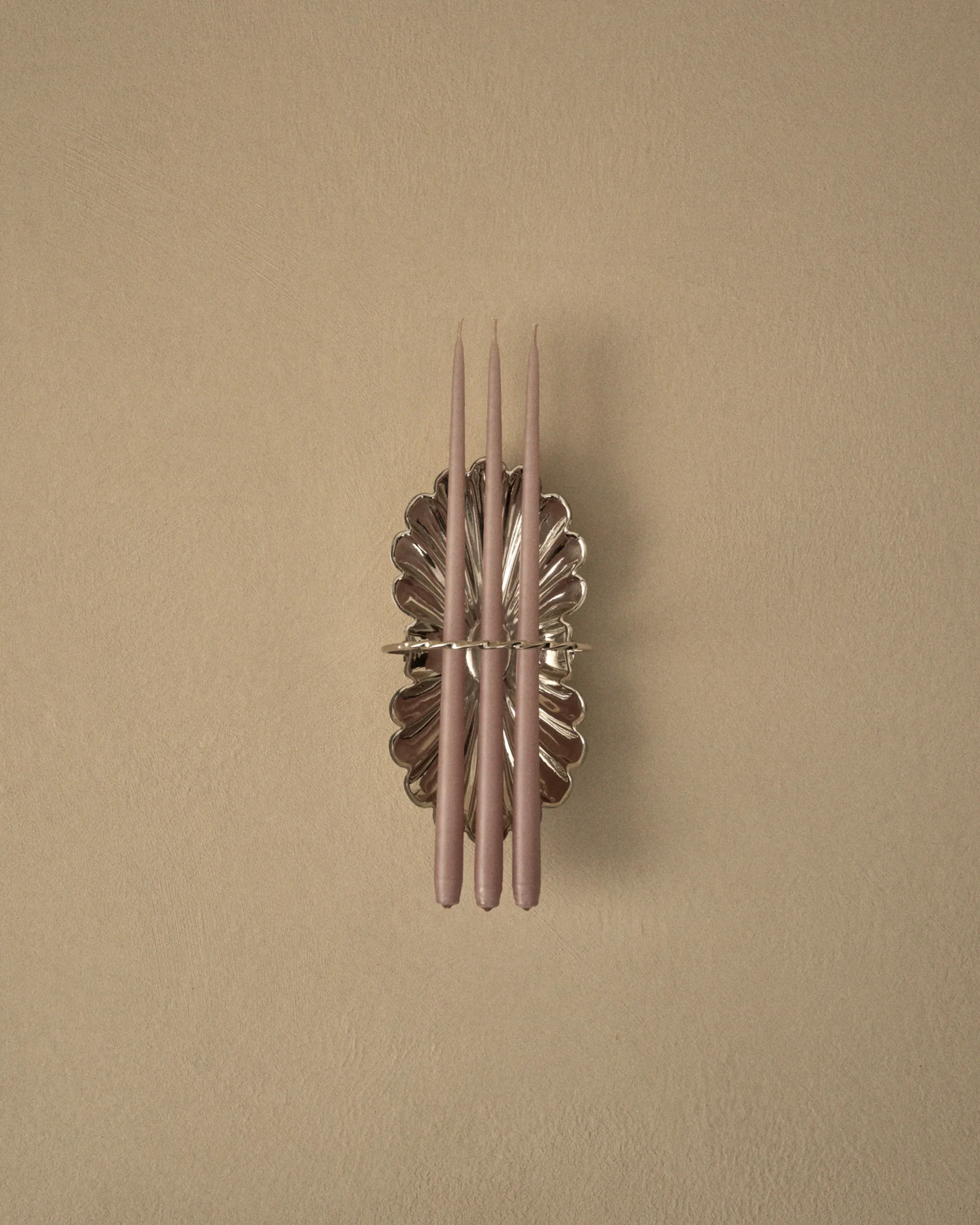 6 Velas cónicas STOFF de ester & erik, Soft rose STOFF