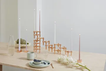 6 Velas cónicas STOFF de ester & erik - Soft rose - STOFF