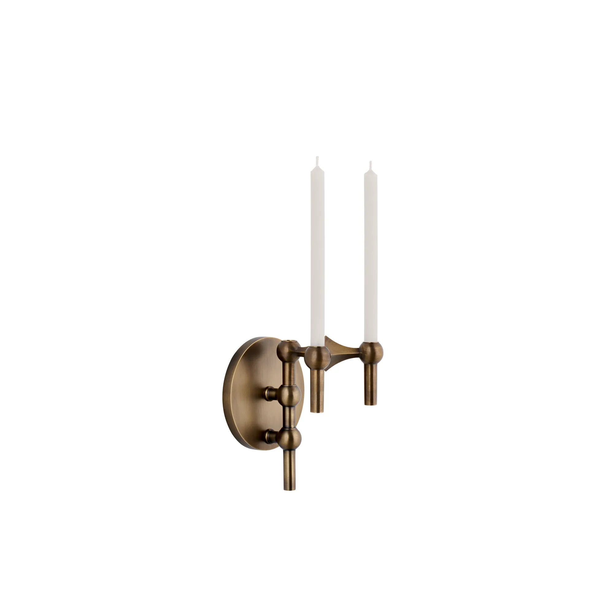 Candelabro de pared STOFF Nagel, Bronzed brass STOFF
