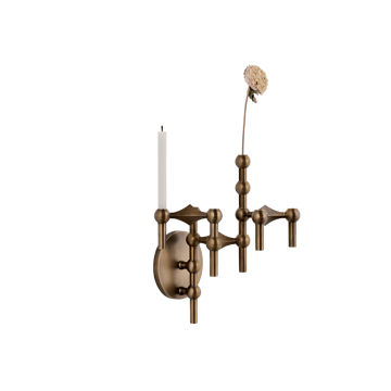 Candelabro de pared STOFF Nagel - Bronzed brass - STOFF