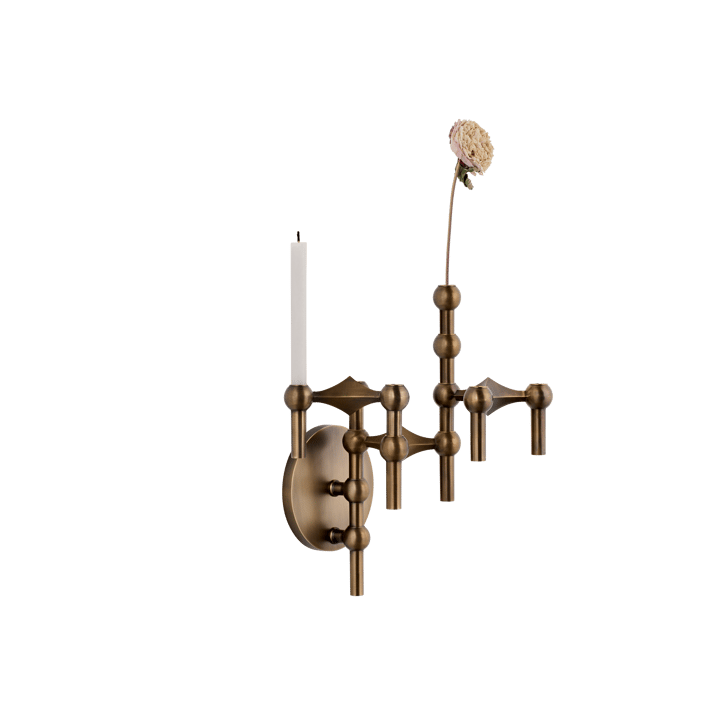 Candelabro de pared STOFF Nagel, Bronzed brass STOFF