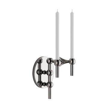 Candelabro de pared STOFF Nagel - Cromo negro - STOFF
