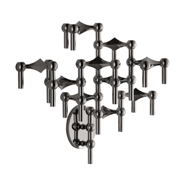 Candelabro de pared STOFF Nagel, Cromo negro STOFF