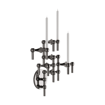 Candelabro de pared STOFF Nagel - Cromo negro - STOFF