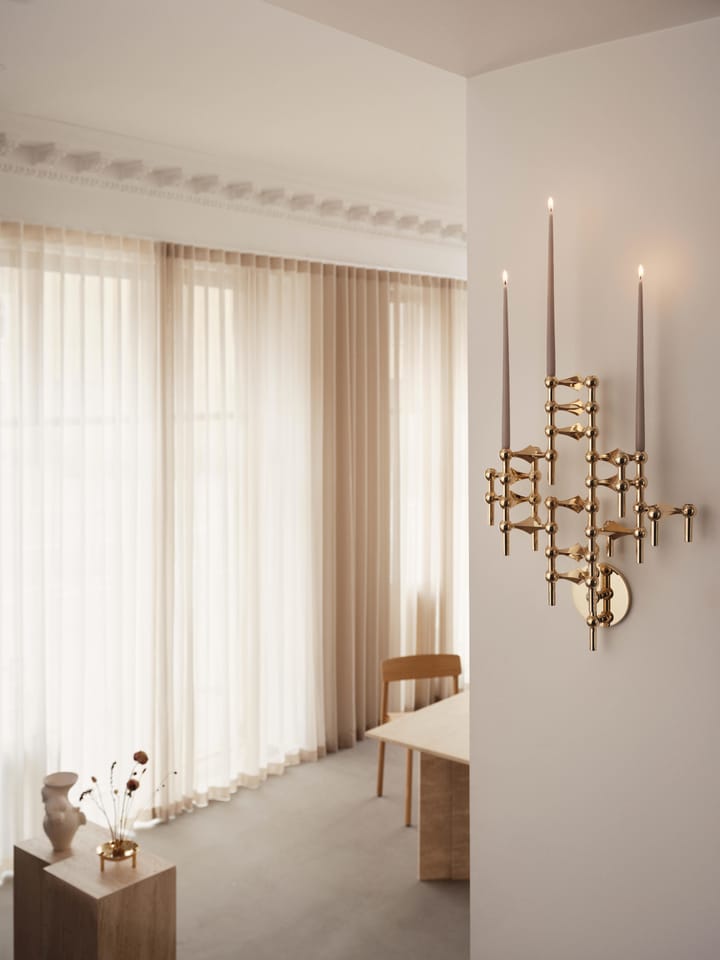 Candelabro de pared STOFF Nagel, Latón STOFF