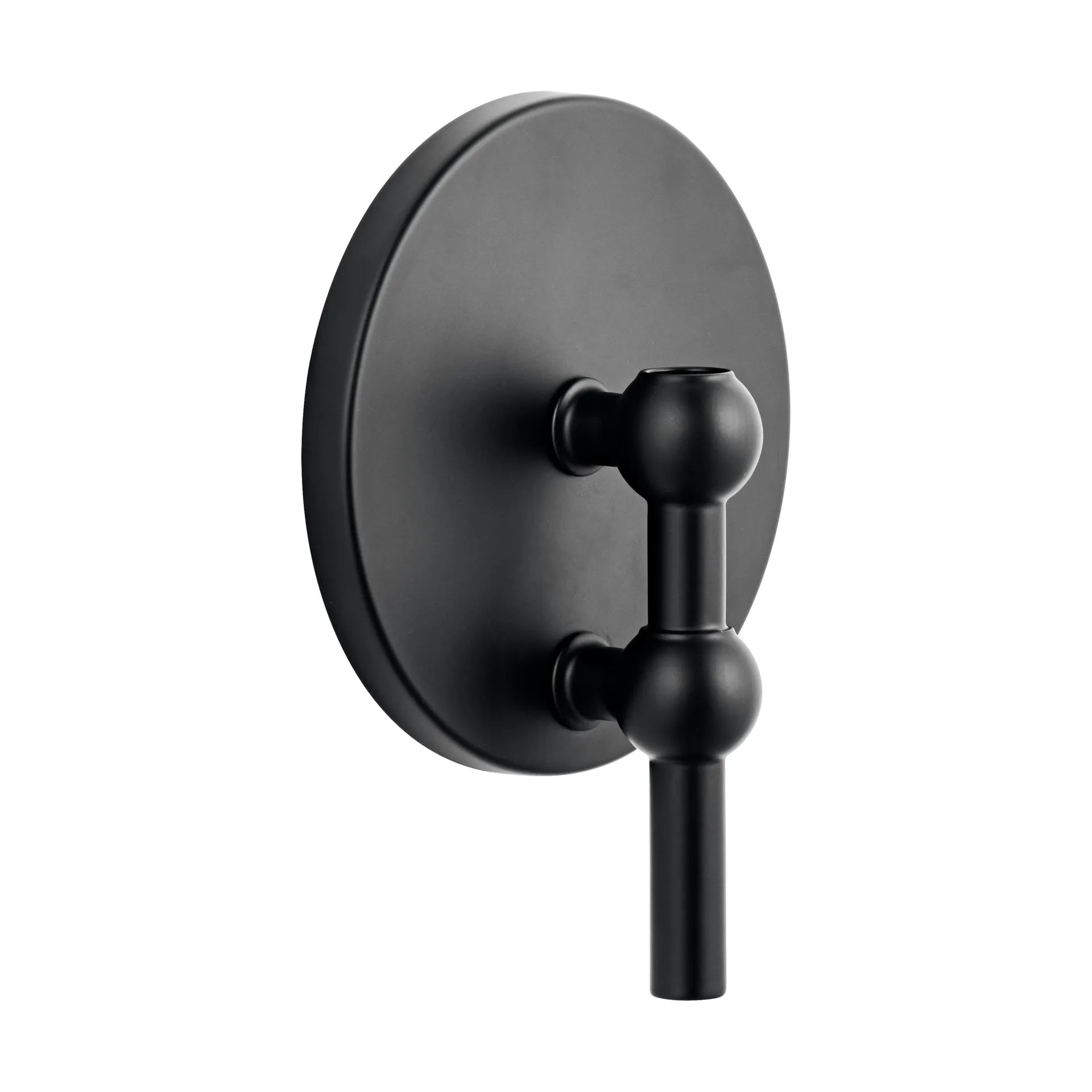 Candelabro de pared STOFF Nagel, Negro mate STOFF