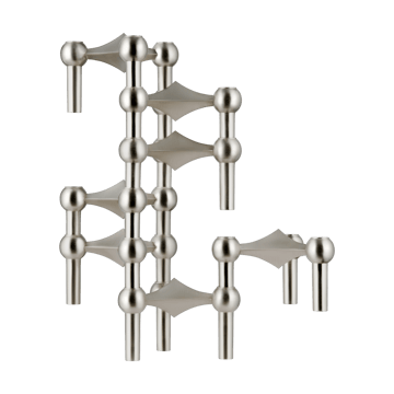 Candelabro Nagel - Cromo cepillado - STOFF
