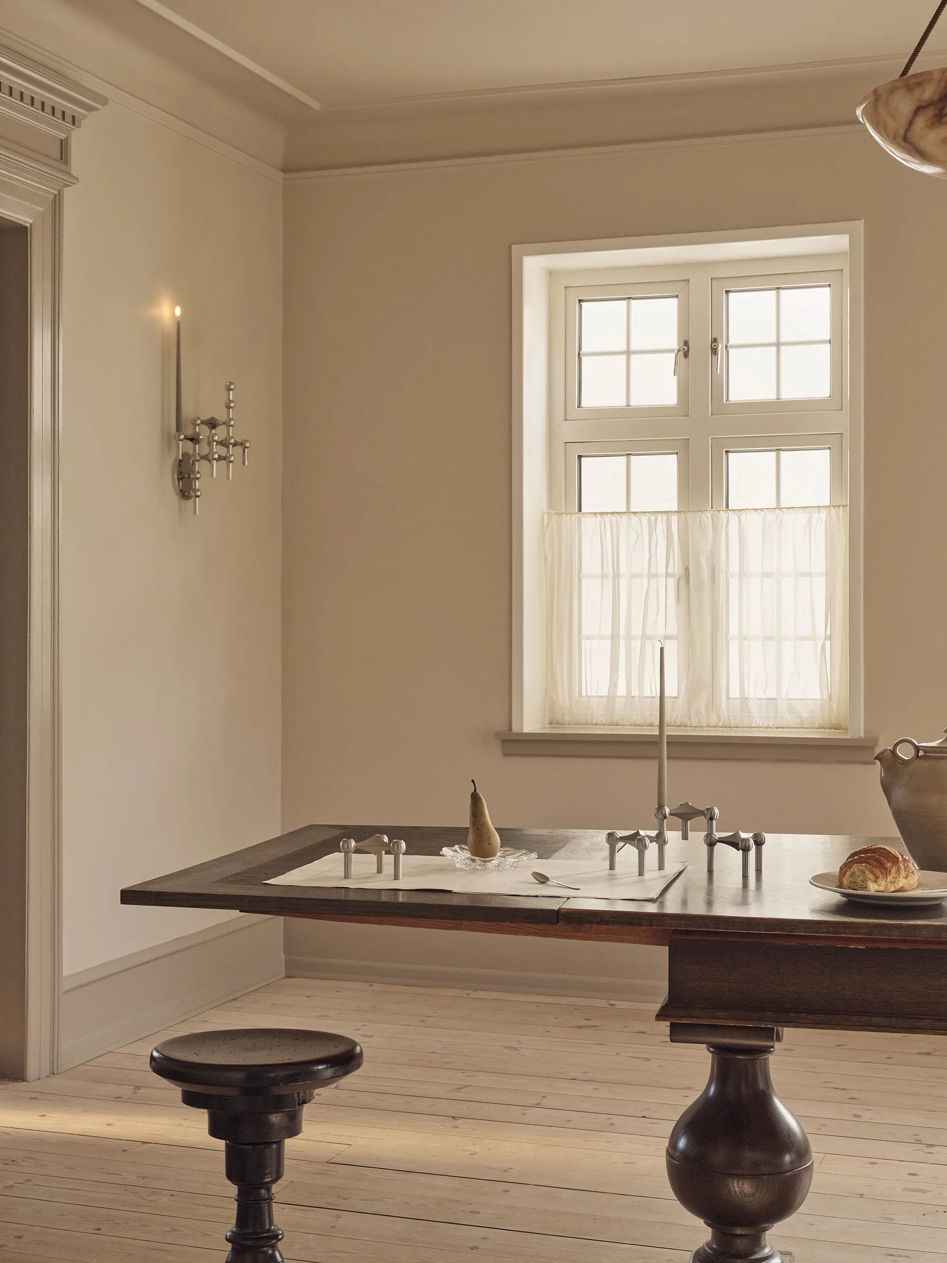 Candelabro Nagel, Cromo cepillado STOFF