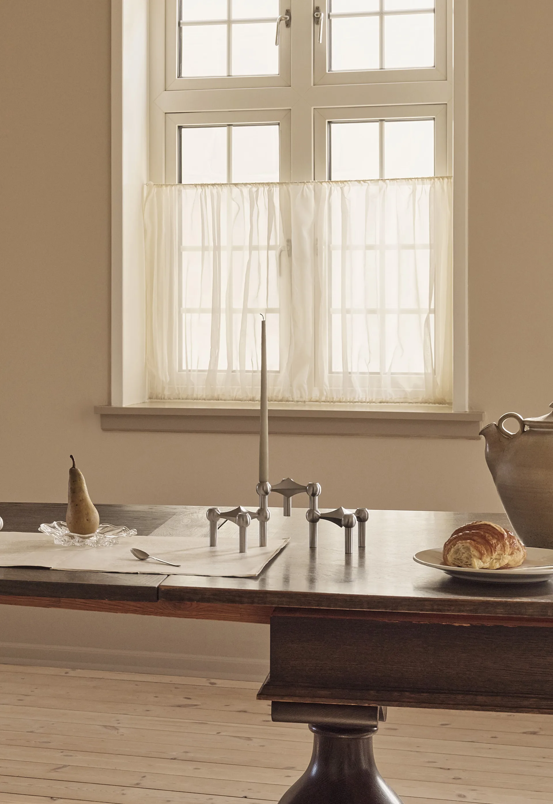 Candelabro Nagel, Cromo cepillado STOFF