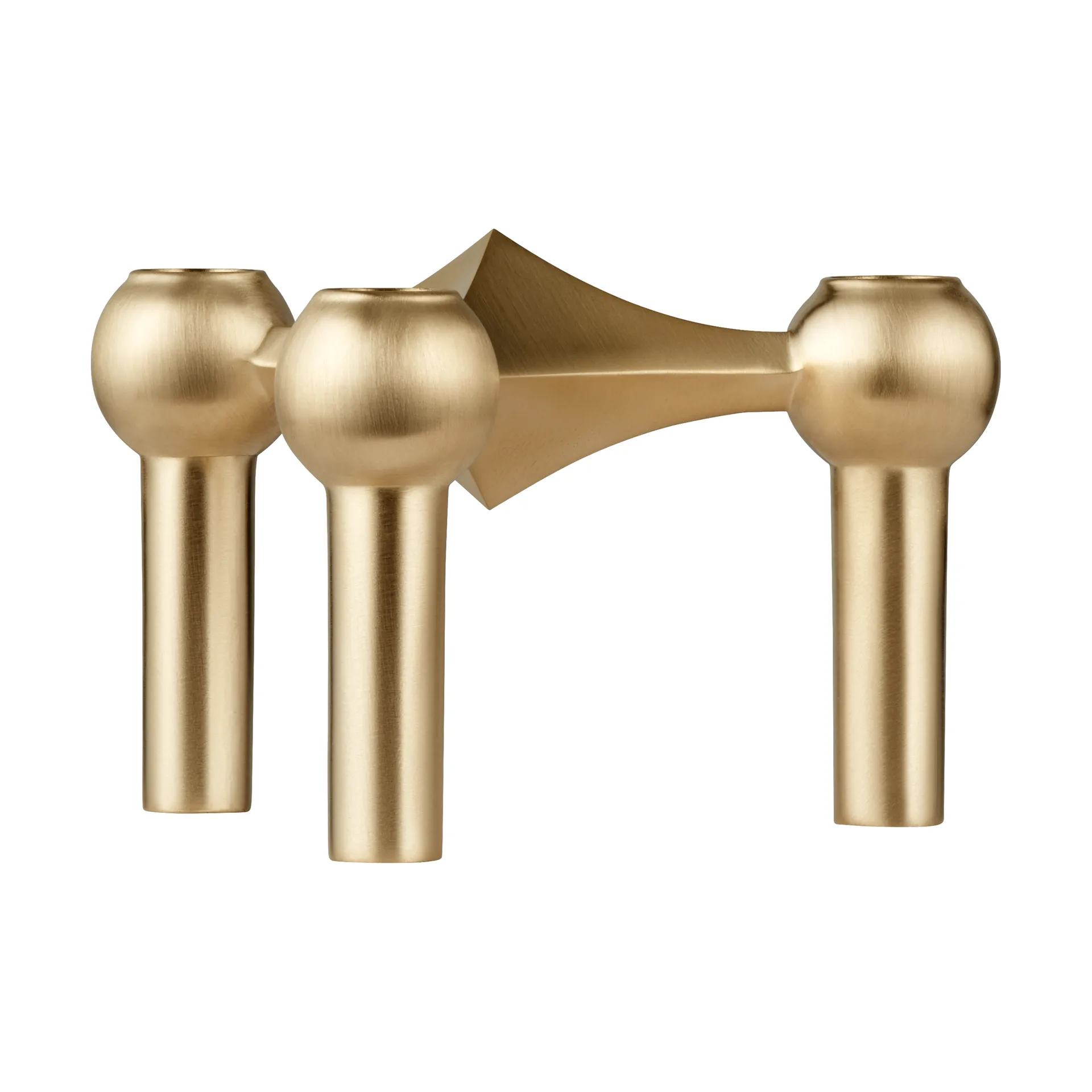 Candelabro Nagel, Latón cepillado STOFF