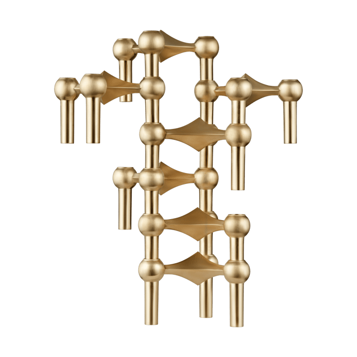 Candelabro Nagel, Latón cepillado STOFF