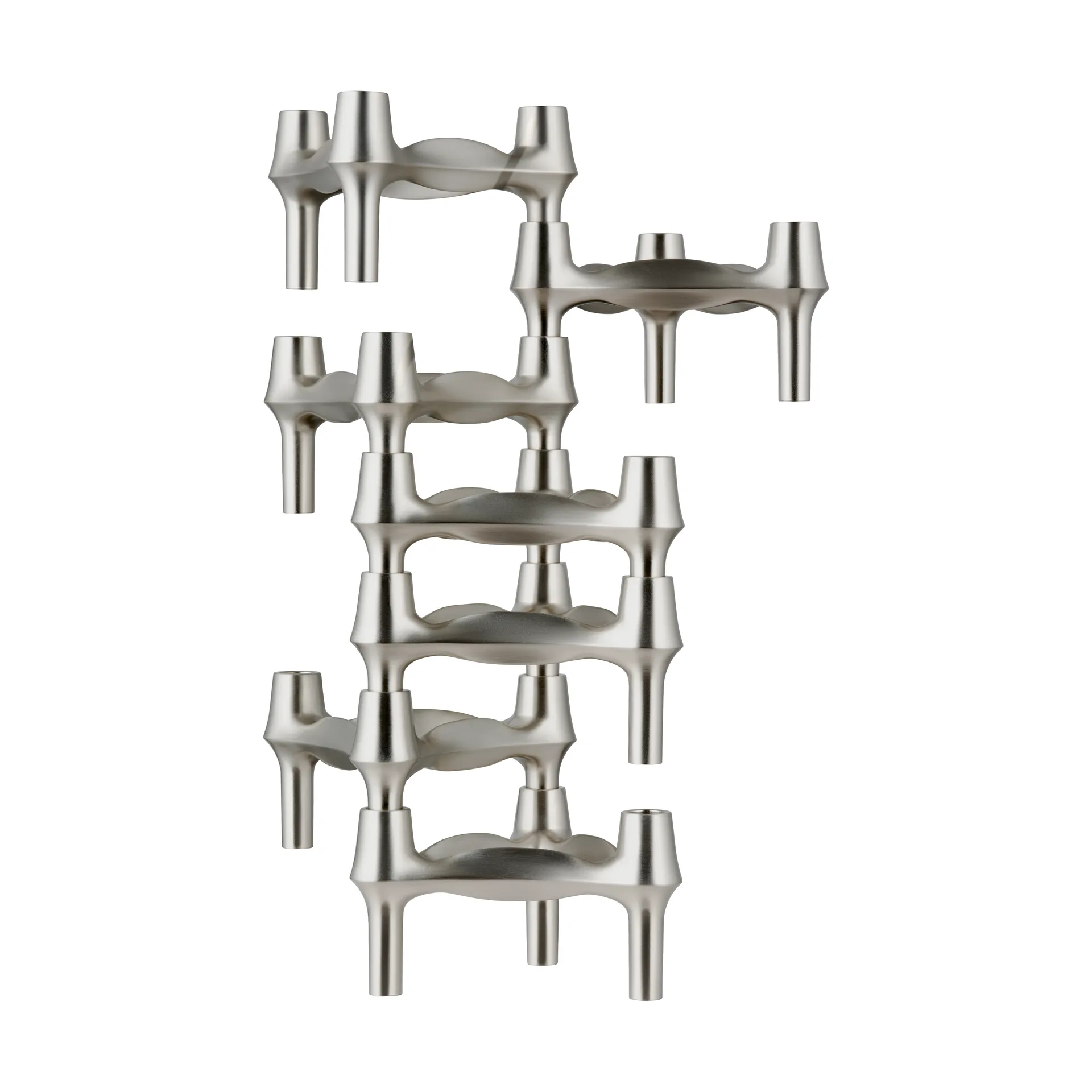 Candelabro STOFF BMF, Cromo cepillado STOFF