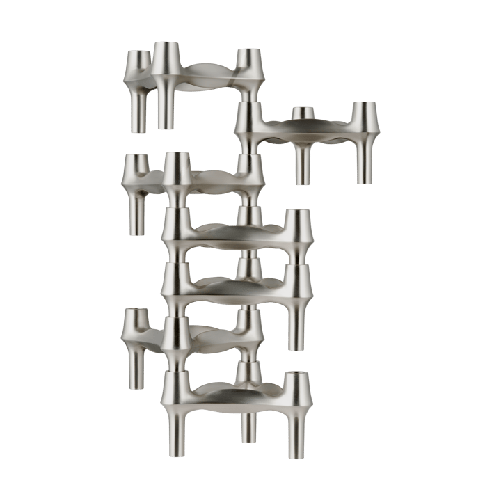 Candelabro STOFF BMF, Cromo cepillado STOFF
