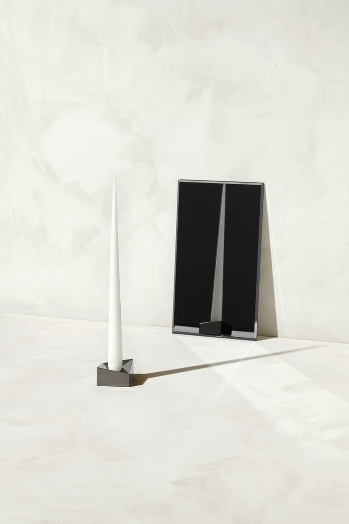 Candelabro STOFF Nagel reflect large 3,2 cm, negro cromo STOFF