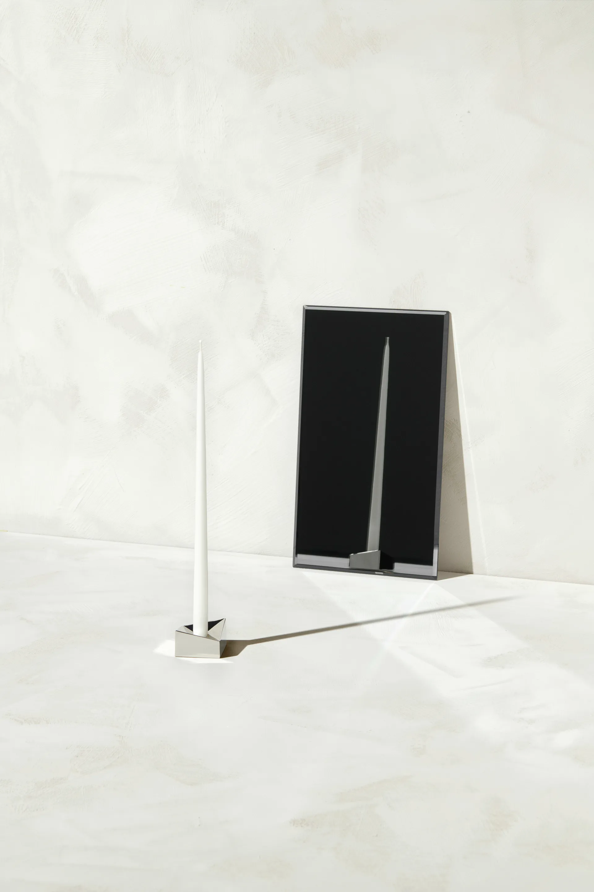 Candelabro STOFF Nagel reflect small 2,7 cm, cromo STOFF