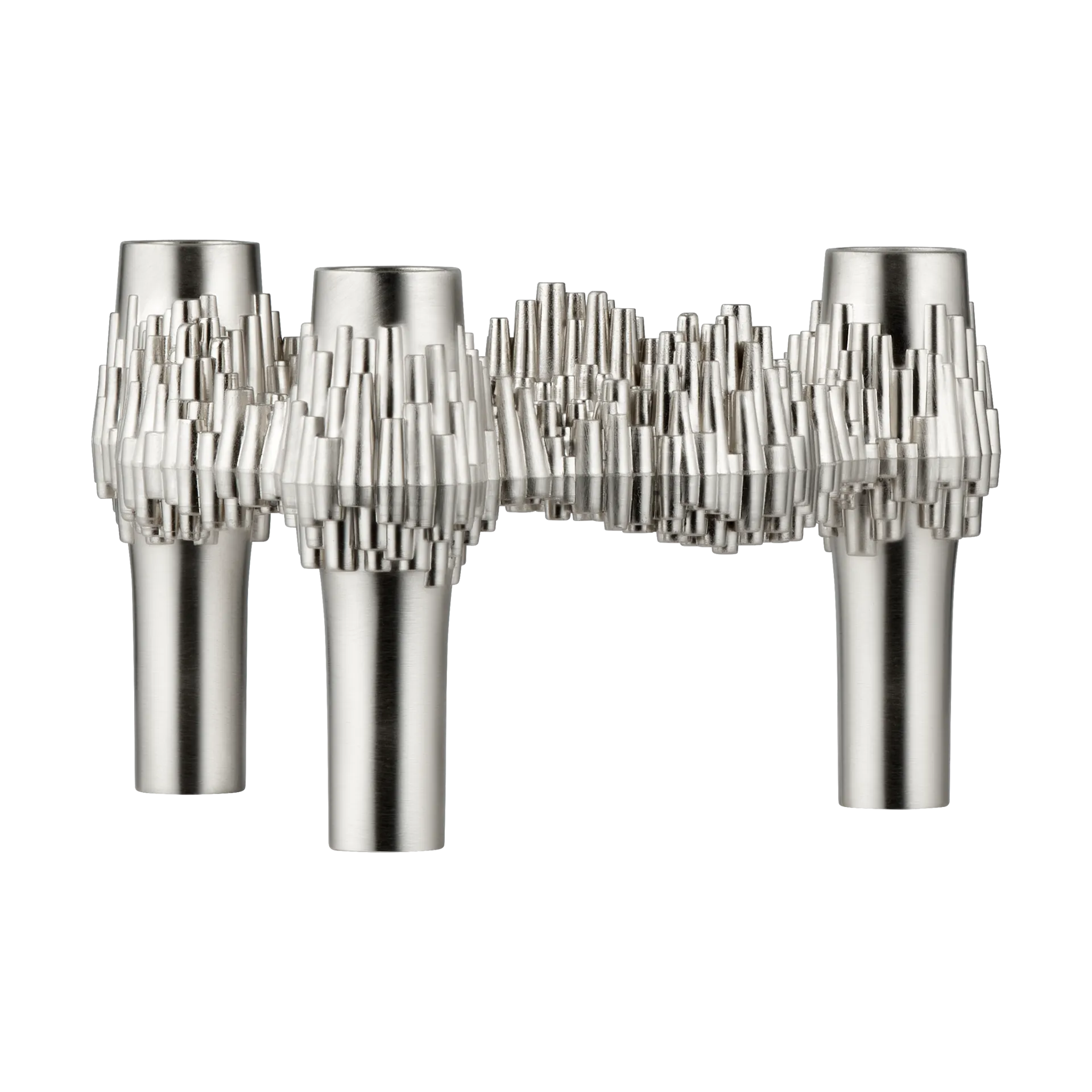 Candelabro STOFF Quist, Cromo cepillado STOFF