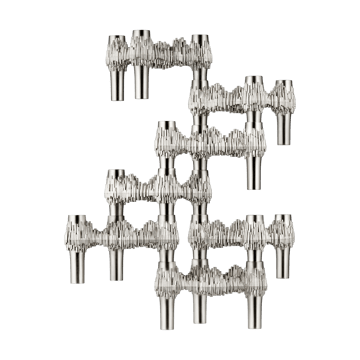 Candelabro STOFF Quist - Cromo cepillado - STOFF