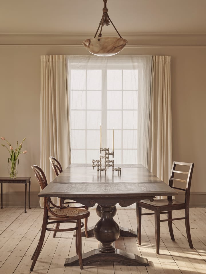 Candelabro STOFF Quist, Cromo cepillado STOFF