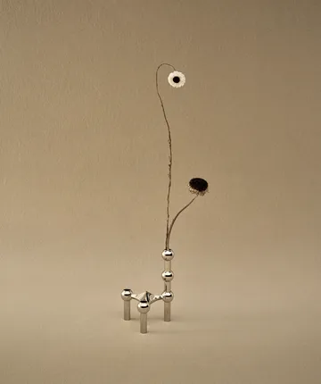 Jarrón STOFF Nagel - cromo - STOFF