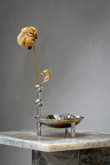 Jarrón STOFF Nagel - cromo - STOFF