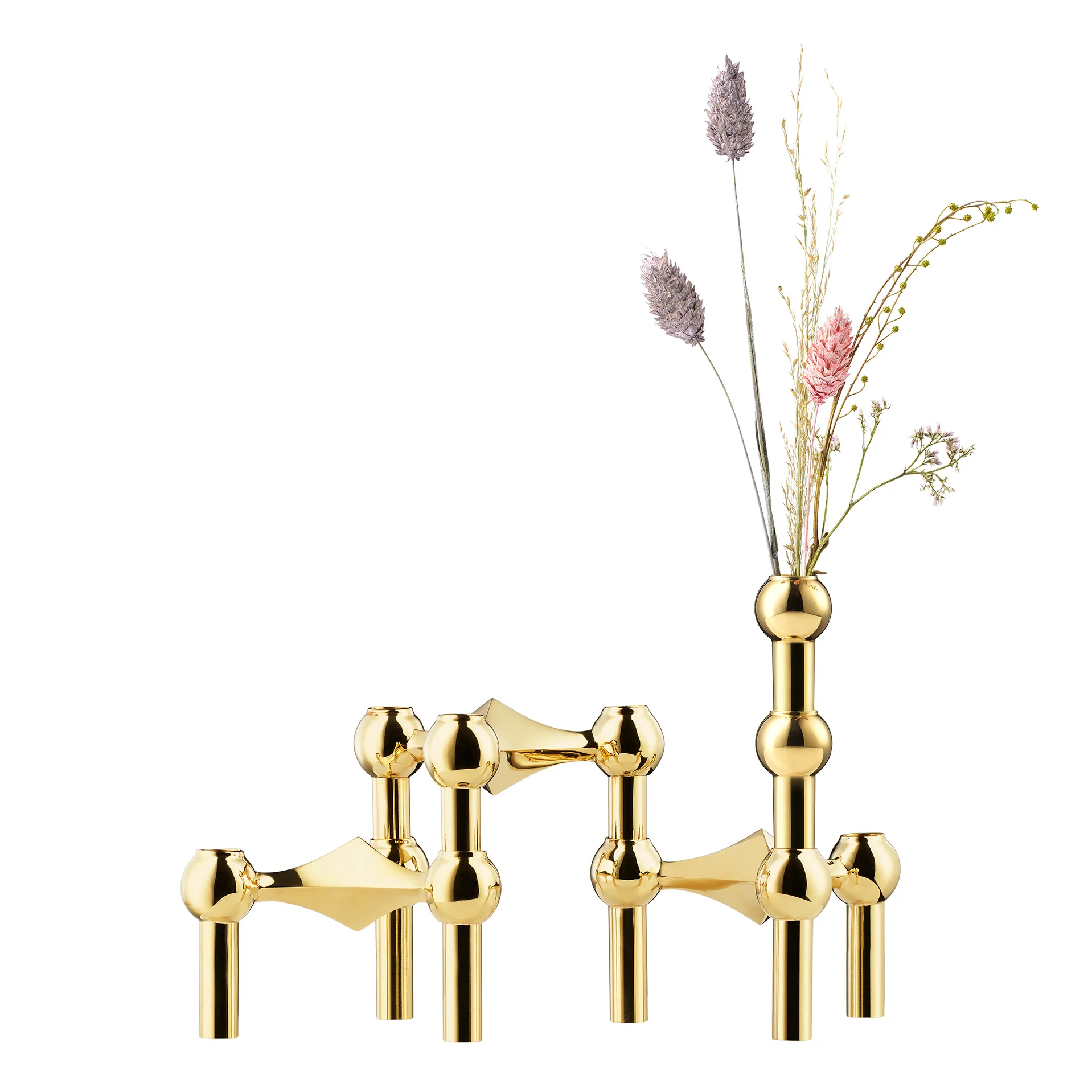 Jarrón STOFF Nagel, latón STOFF