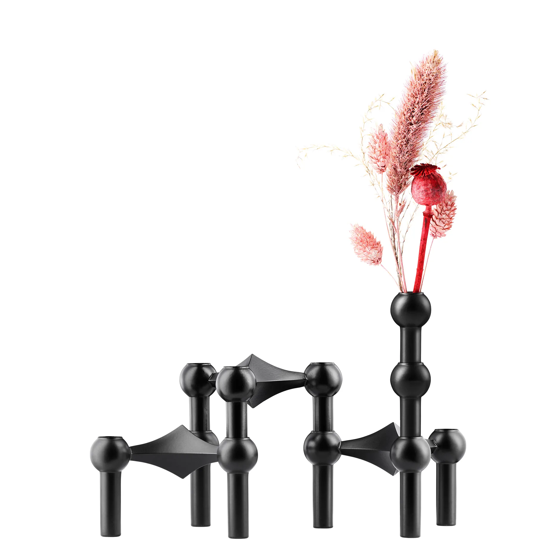 Jarrón STOFF Nagel, negro STOFF