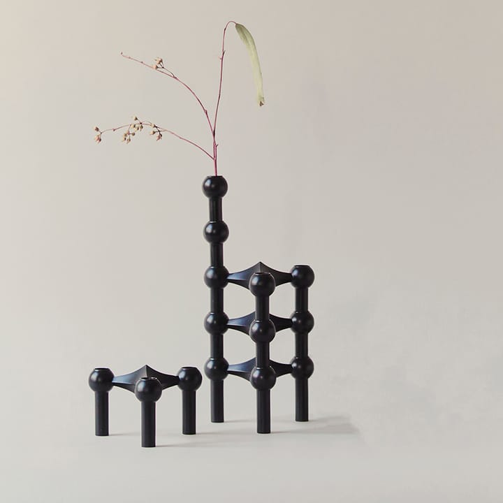 Jarrón STOFF Nagel, negro STOFF