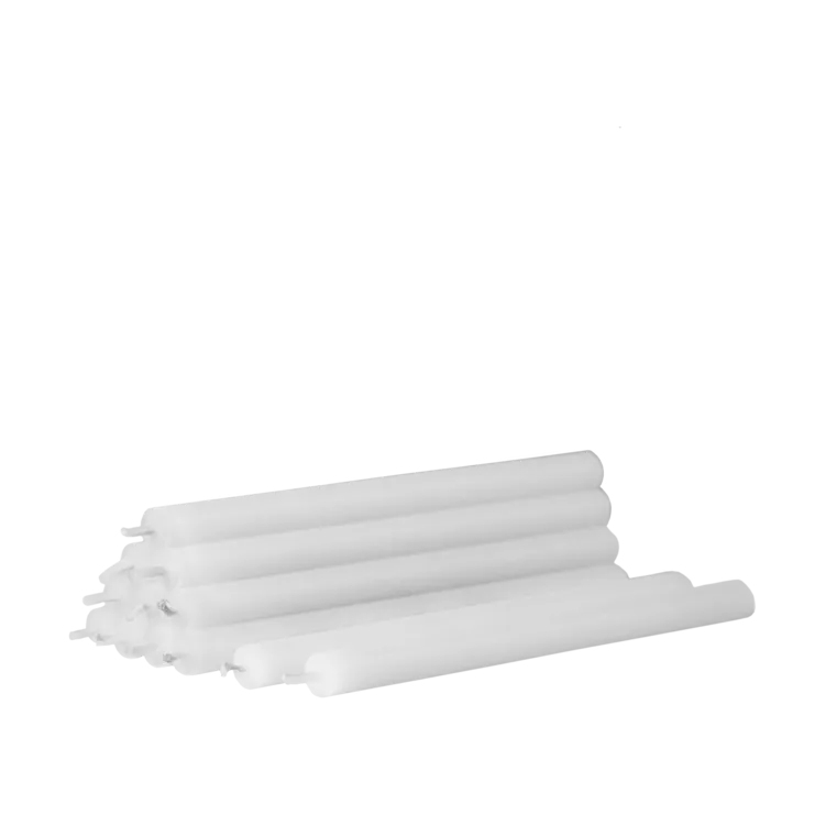12 velas Nagel, blanco STOFF Nagel