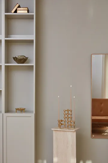 3 Candelabros STOFF Nagel - latón - STOFF Nagel