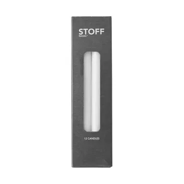 3 Candelabros STOFF Nagel + velas paquete de 12 - STOFF Nagel