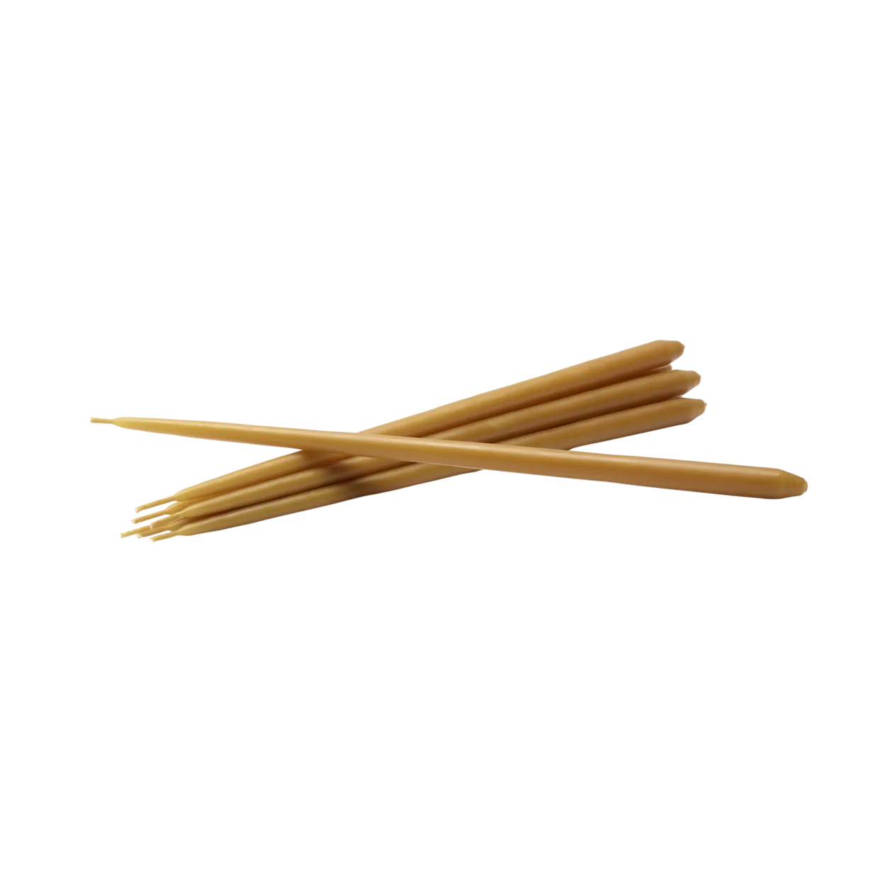 6 Velas cónicas STOFF Nagel de ester & erik, Amber STOFF Nagel