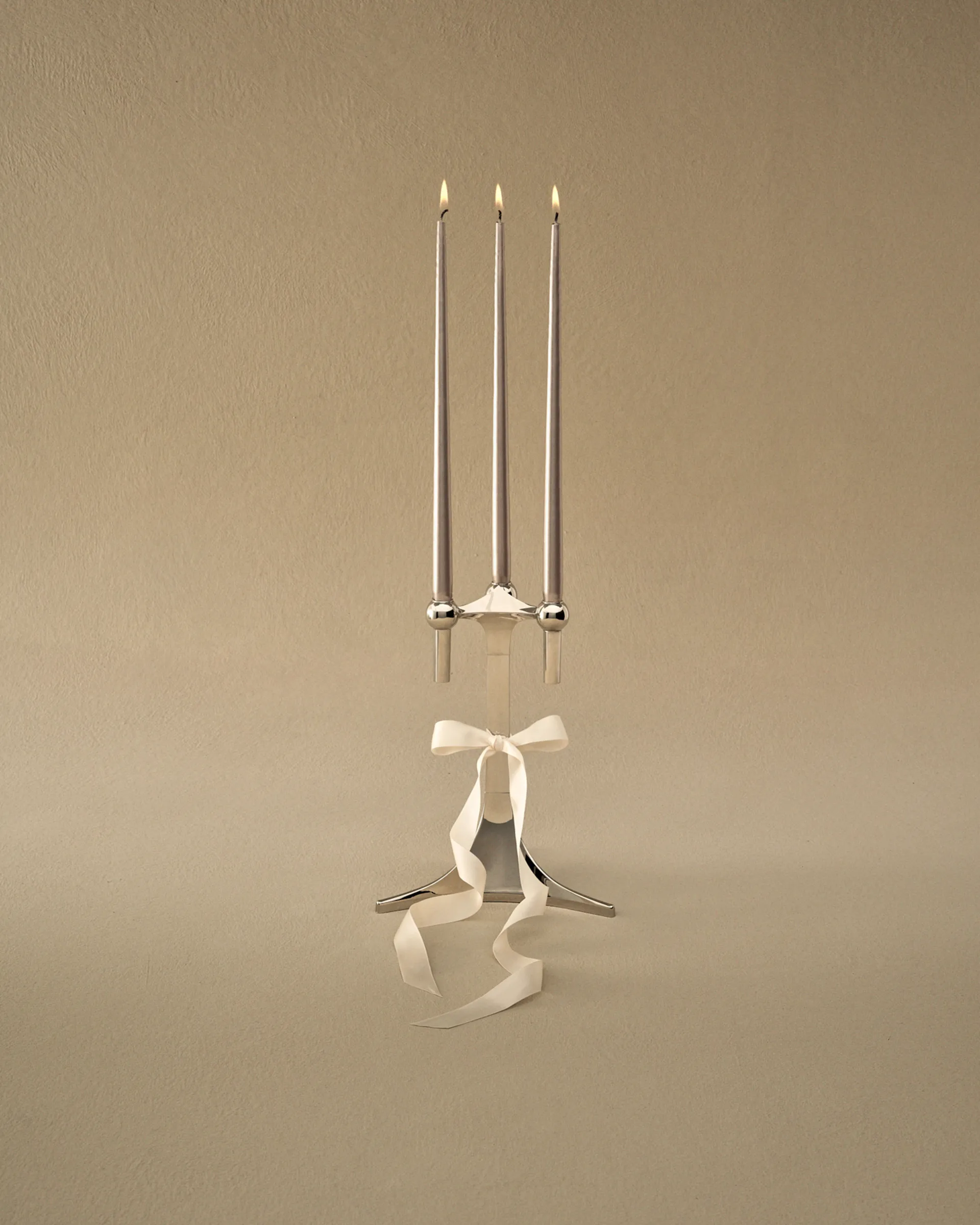 6 Velas cónicas STOFF Nagel de ester & erik, Champagne STOFF Nagel