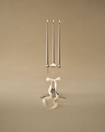 6 Velas cónicas STOFF Nagel de ester & erik - Champagne - STOFF Nagel