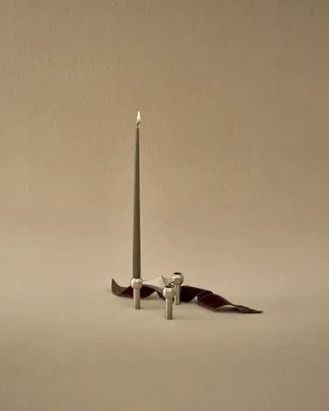 6 Velas cónicas STOFF Nagel de ester & erik - Dusty green - STOFF Nagel