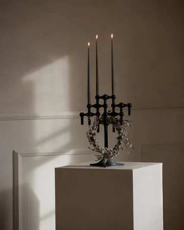 6 Velas cónicas STOFF Nagel de ester & erik - Dusty green - STOFF Nagel