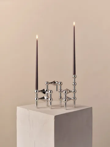 6 Velas cónicas STOFF Nagel de ester & erik - Espresso - STOFF Nagel