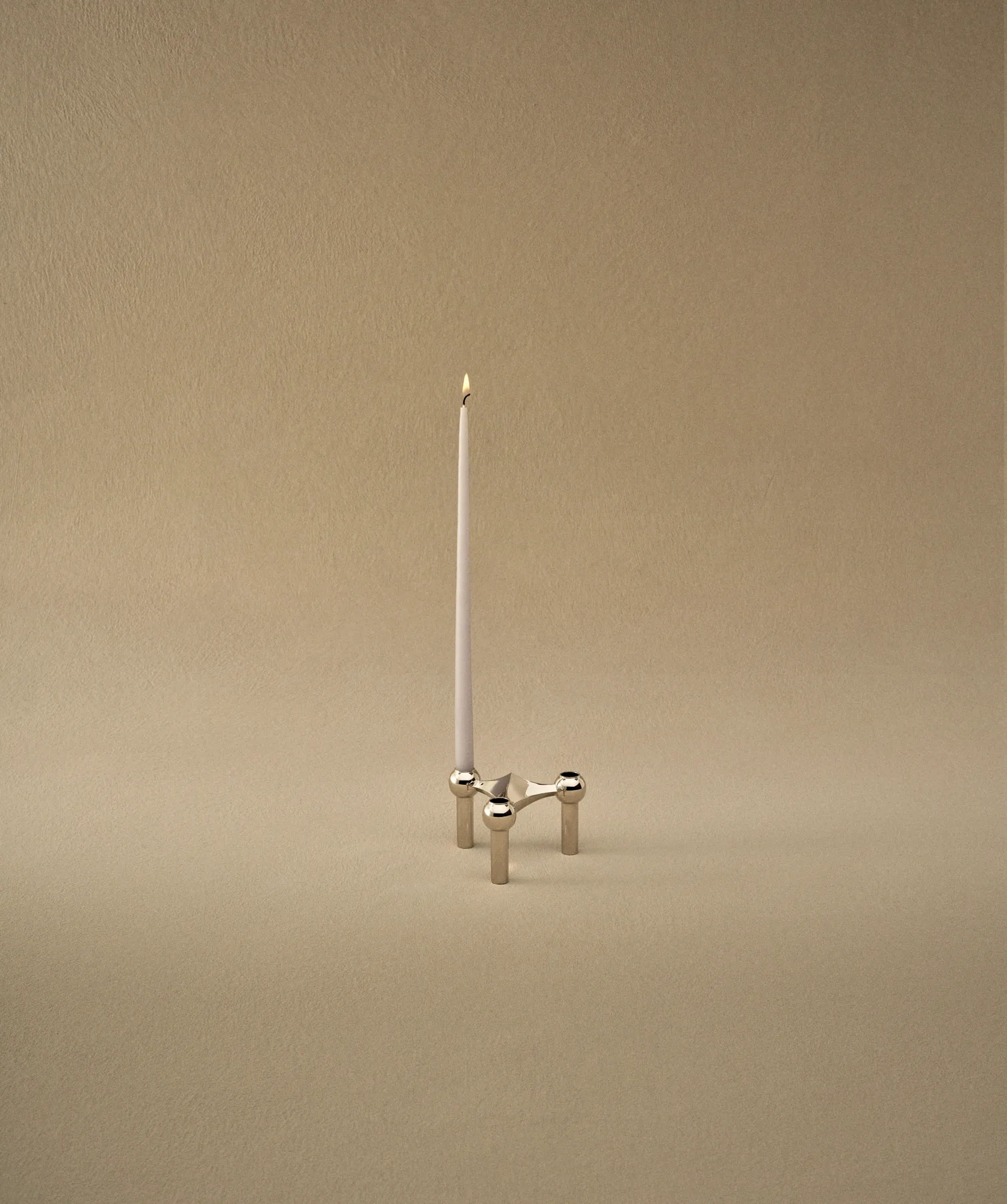 6 Velas cónicas STOFF Nagel de ester & erik, Light lavender STOFF Nagel