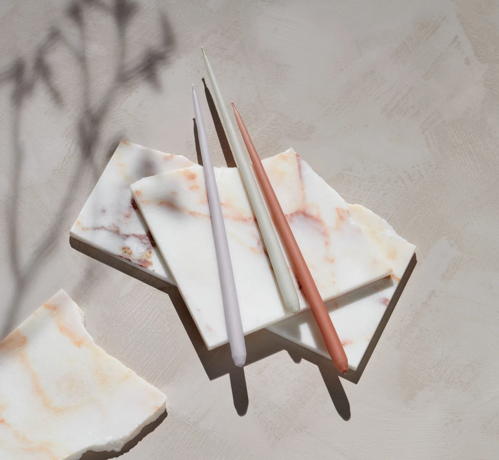 6 Velas cónicas STOFF Nagel de ester & erik, Light lavender STOFF Nagel