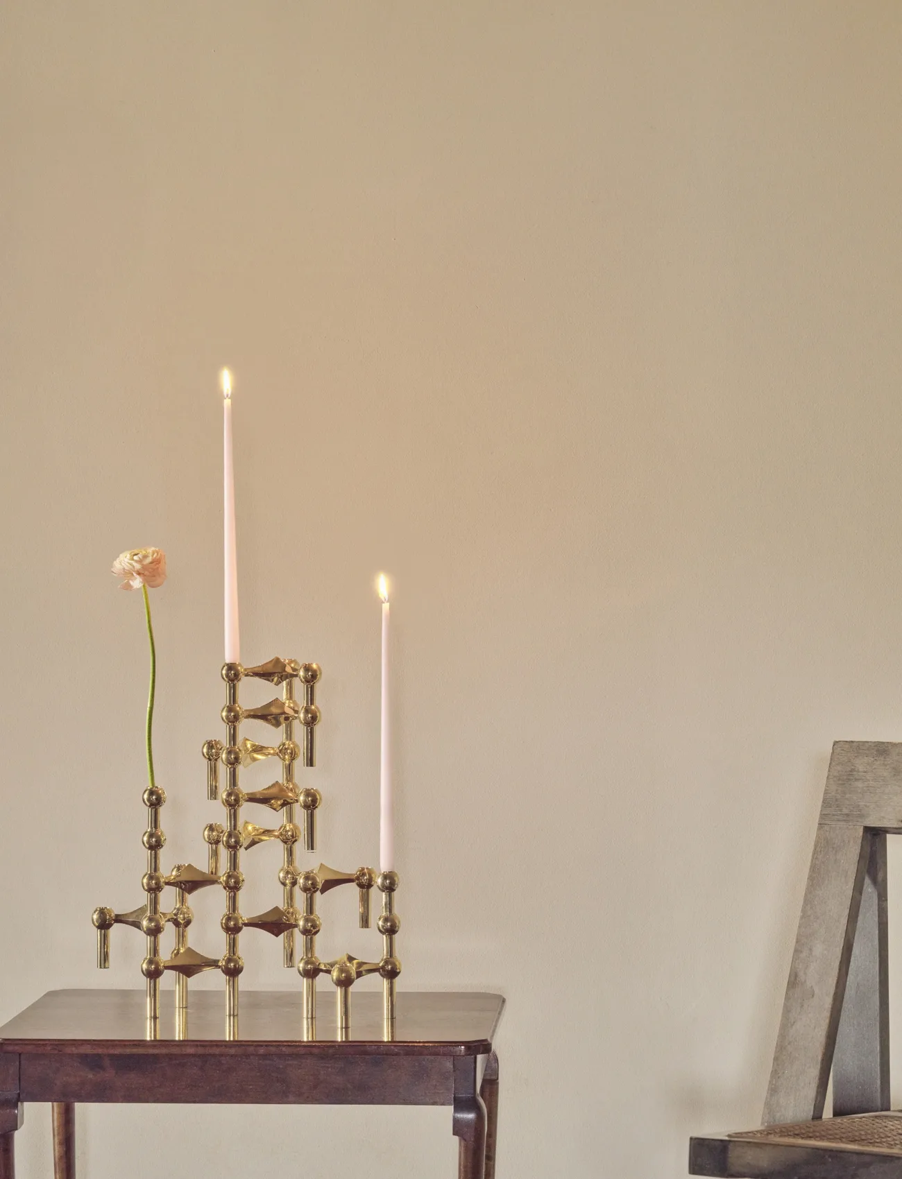 6 Velas cónicas STOFF Nagel de ester & erik, Mellow pink STOFF Nagel