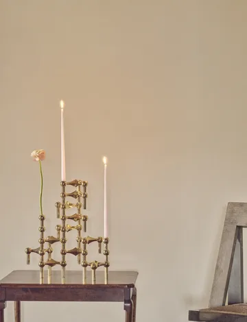 6 Velas cónicas STOFF Nagel de ester & erik - Mellow pink - STOFF Nagel