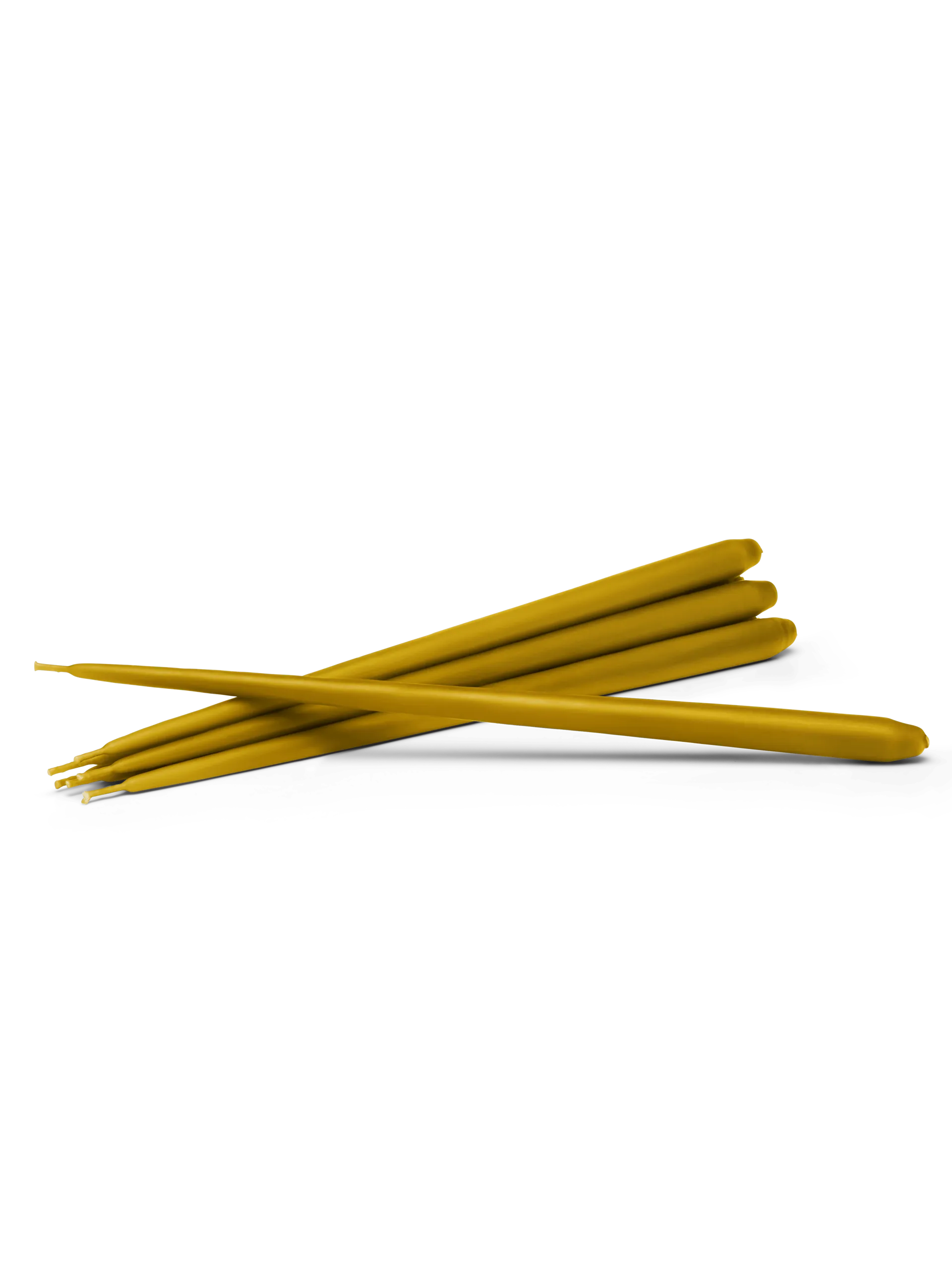 6 Velas cónicas STOFF Nagel de ester & erik, Mustard STOFF Nagel