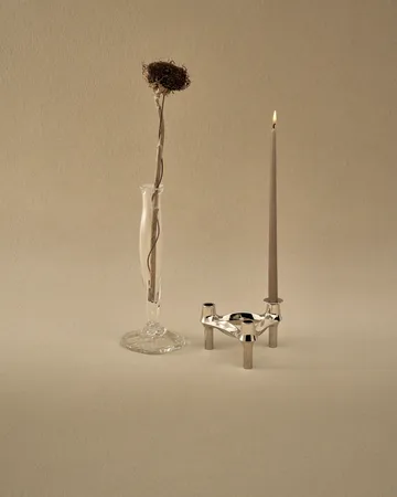 6 Velas cónicas STOFF Nagel de ester & erik - Soft brown - STOFF Nagel