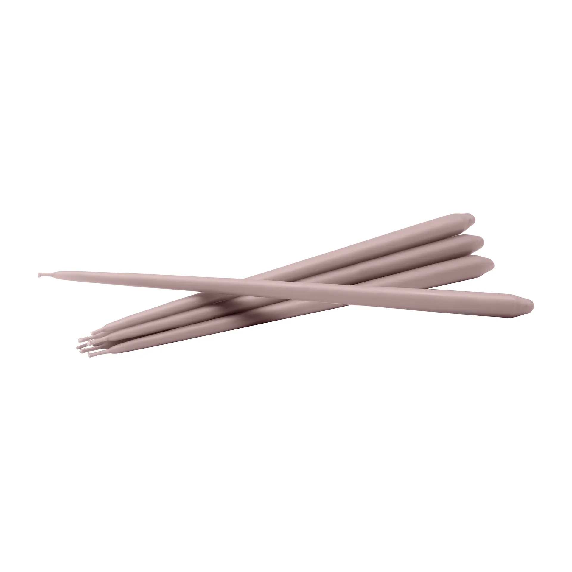 6 Velas cónicas STOFF Nagel de ester & erik, Soft rose STOFF Nagel