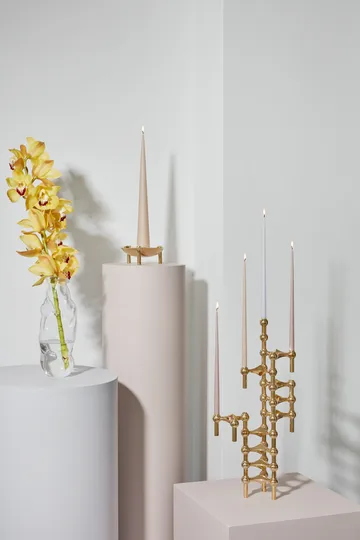 6 Velas cónicas STOFF Nagel de ester & erik - Soft rose - STOFF Nagel