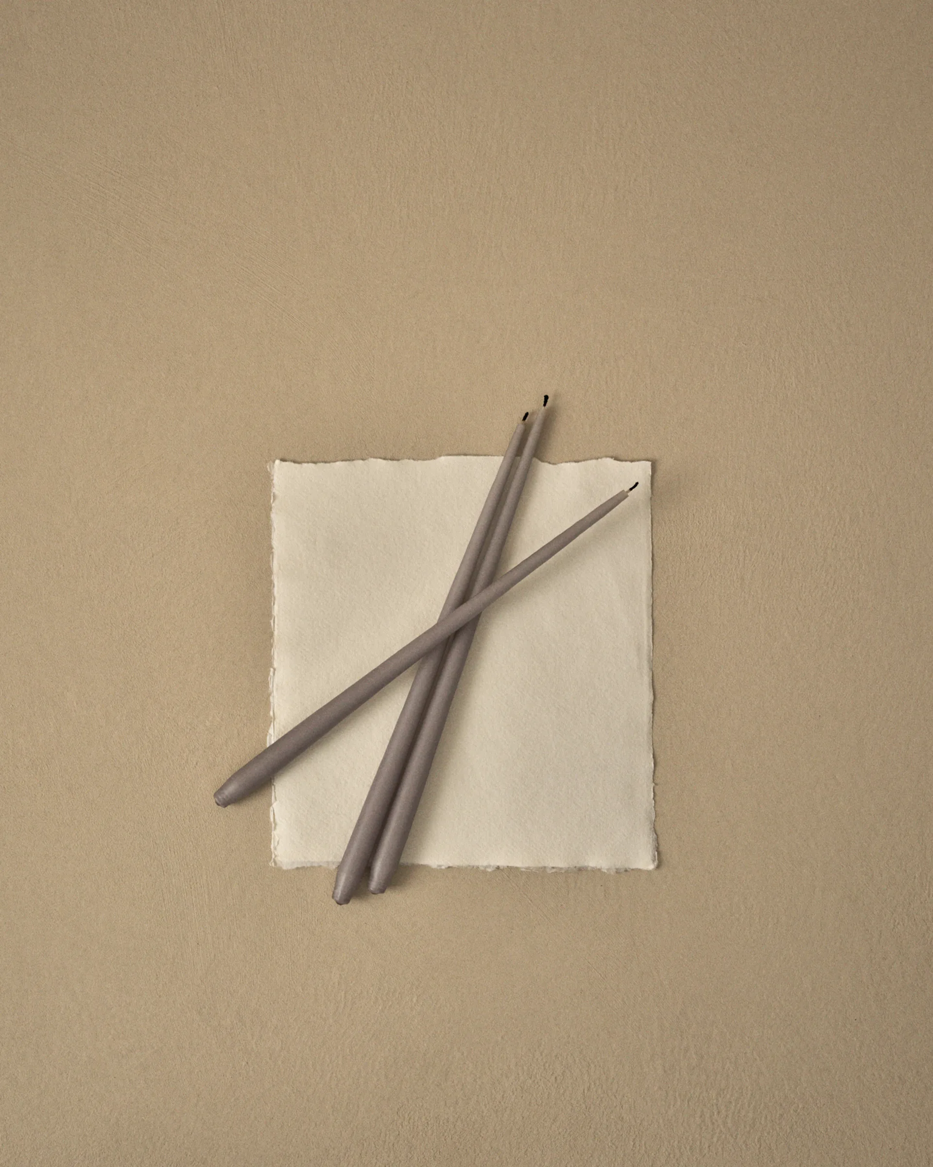 6 Velas cónicas STOFF Nagel de ester & erik, Warm grey STOFF Nagel