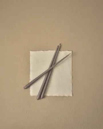 6 Velas cónicas STOFF Nagel de ester & erik - Warm grey - STOFF Nagel