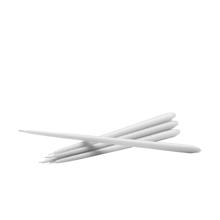 6 Velas cónicas STOFF Nagel de ester & erik - White - STOFF Nagel