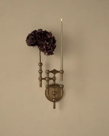 Candelabro de pared STOFF Nagel - Bronzed brass - STOFF Nagel