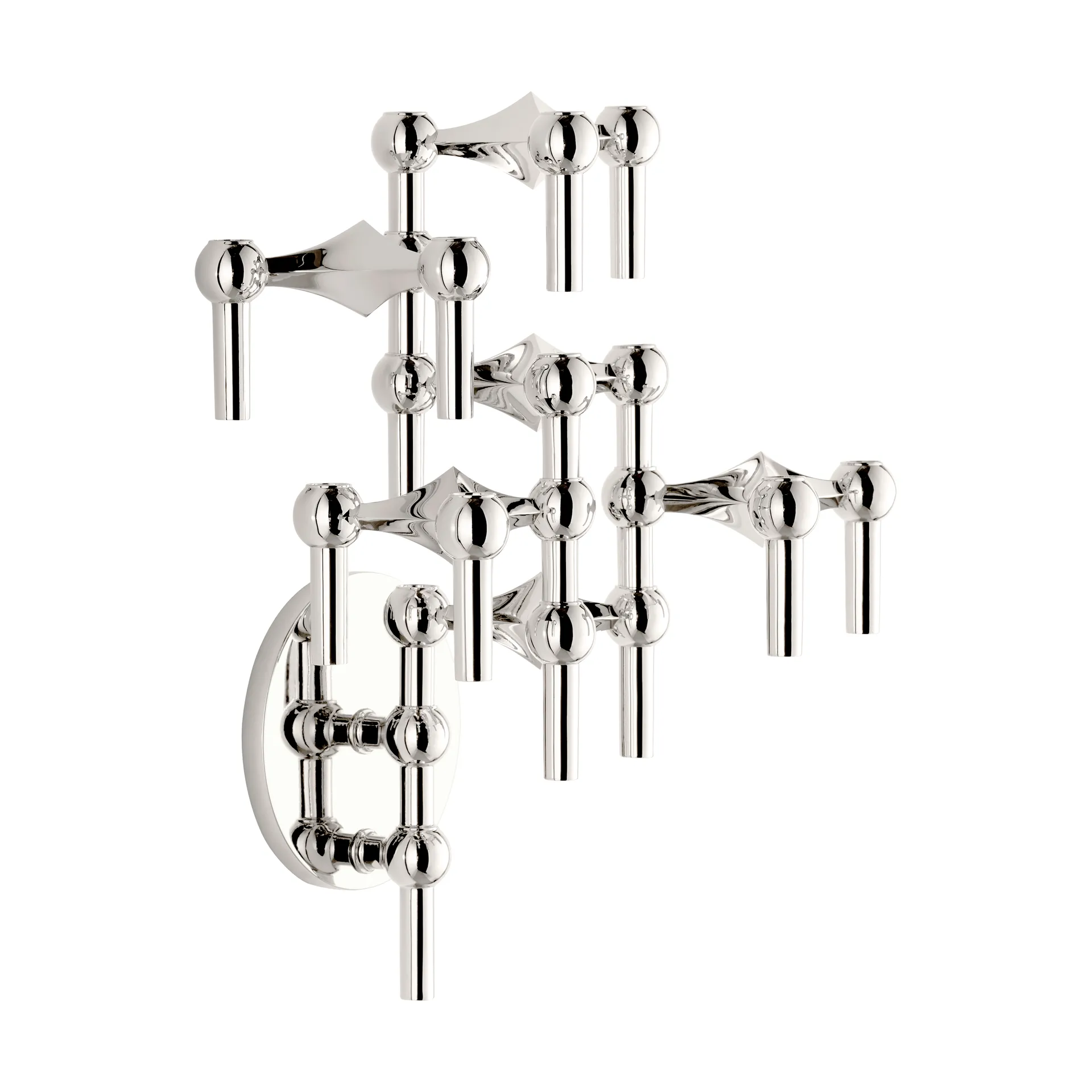 Candelabro de pared STOFF Nagel, Chrome STOFF Nagel