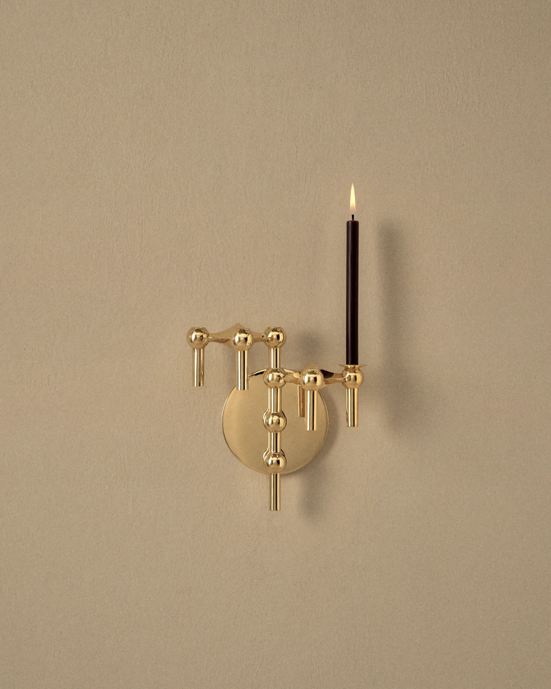 Candelabro de pared STOFF Nagel, Latón STOFF Nagel